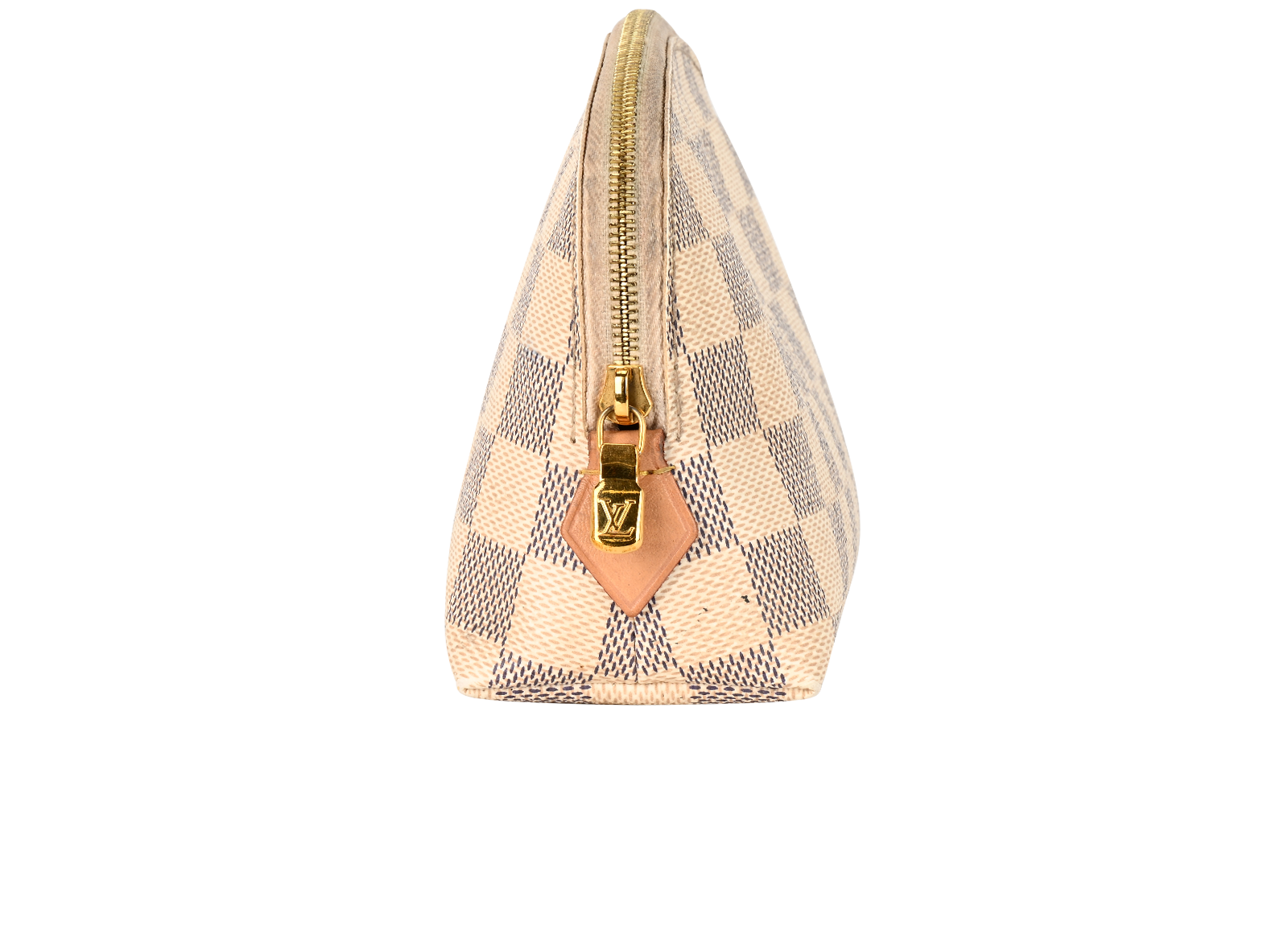 Louis Vuitton Cosmetic PM Pouch, &pound;280, Accessories, White, Canvas, Side view
